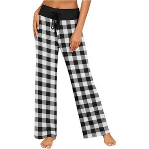 NWT • EKOUAER Women’s Plaid Lounge Pants